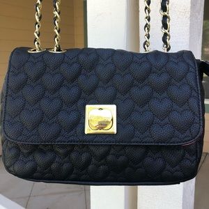 NWOT Betsey Johnson Quilted Shoulder Bag